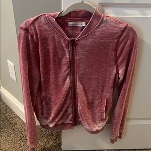 Bleached red lightweight jacket